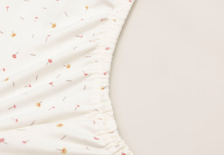 Jollein Aankleedkussenhoes Jersey 50x70cm Pretty Picnic Flower Drops