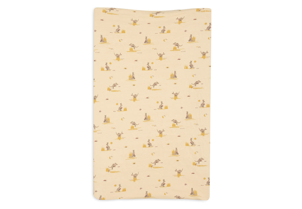 Jollein Aankleedkussenhoes Jersey 50x70cm Kangaroots