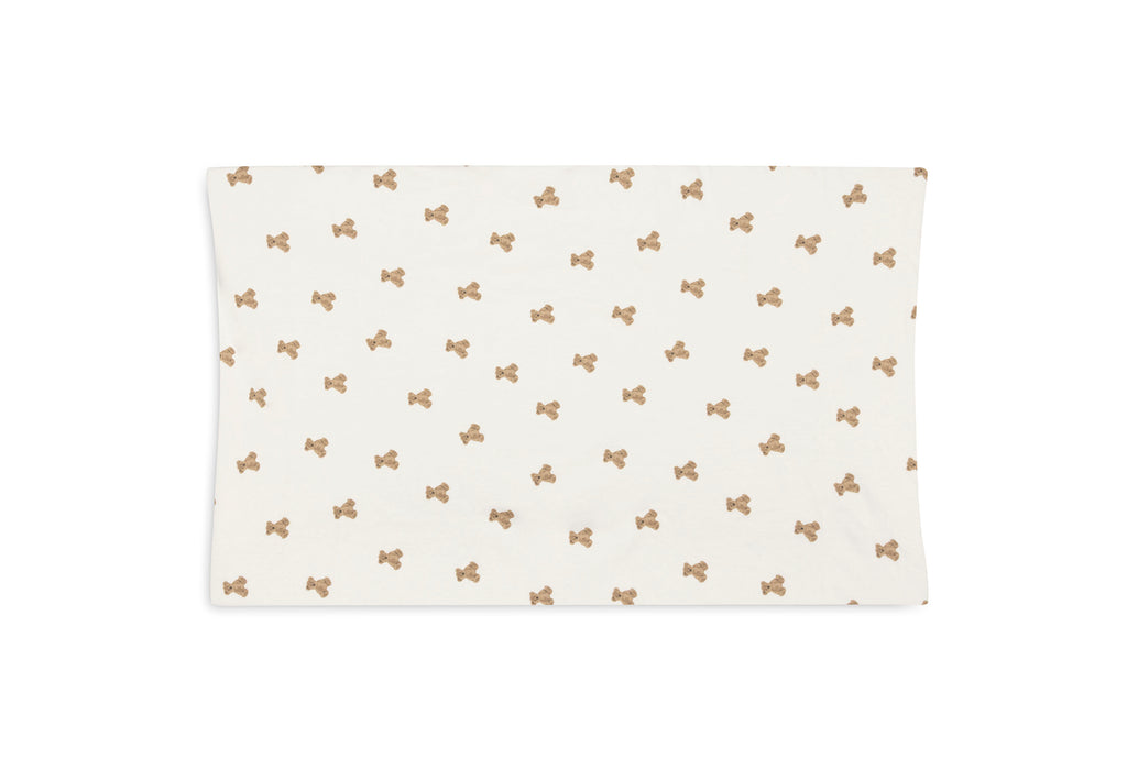 Jollein Aankleedkussenhoes Jersey 50x70cm | Mini Teddy Bear
