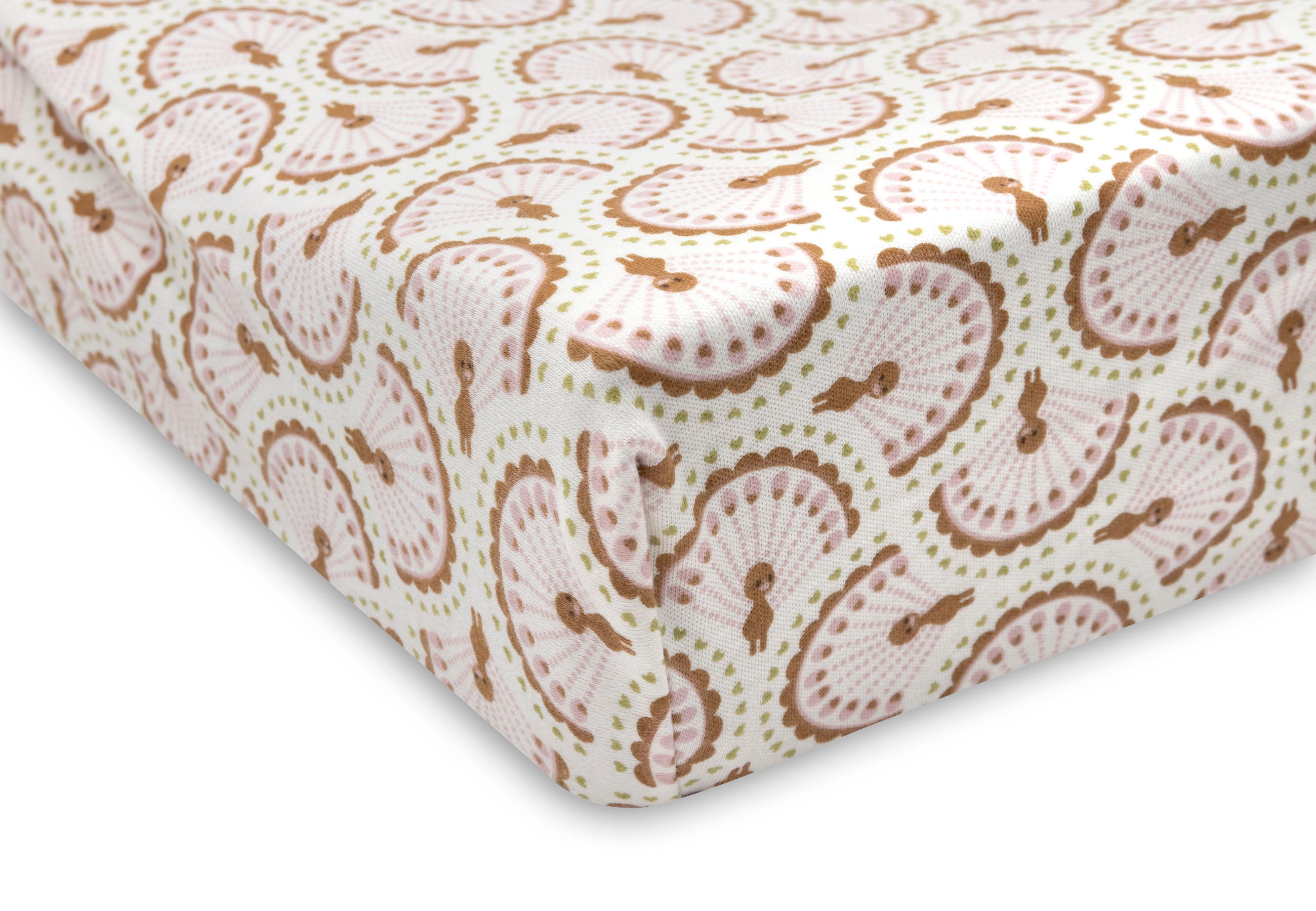 Jollein Aankleedkussenhoes Jersey 50x70cm | Soft Plumes