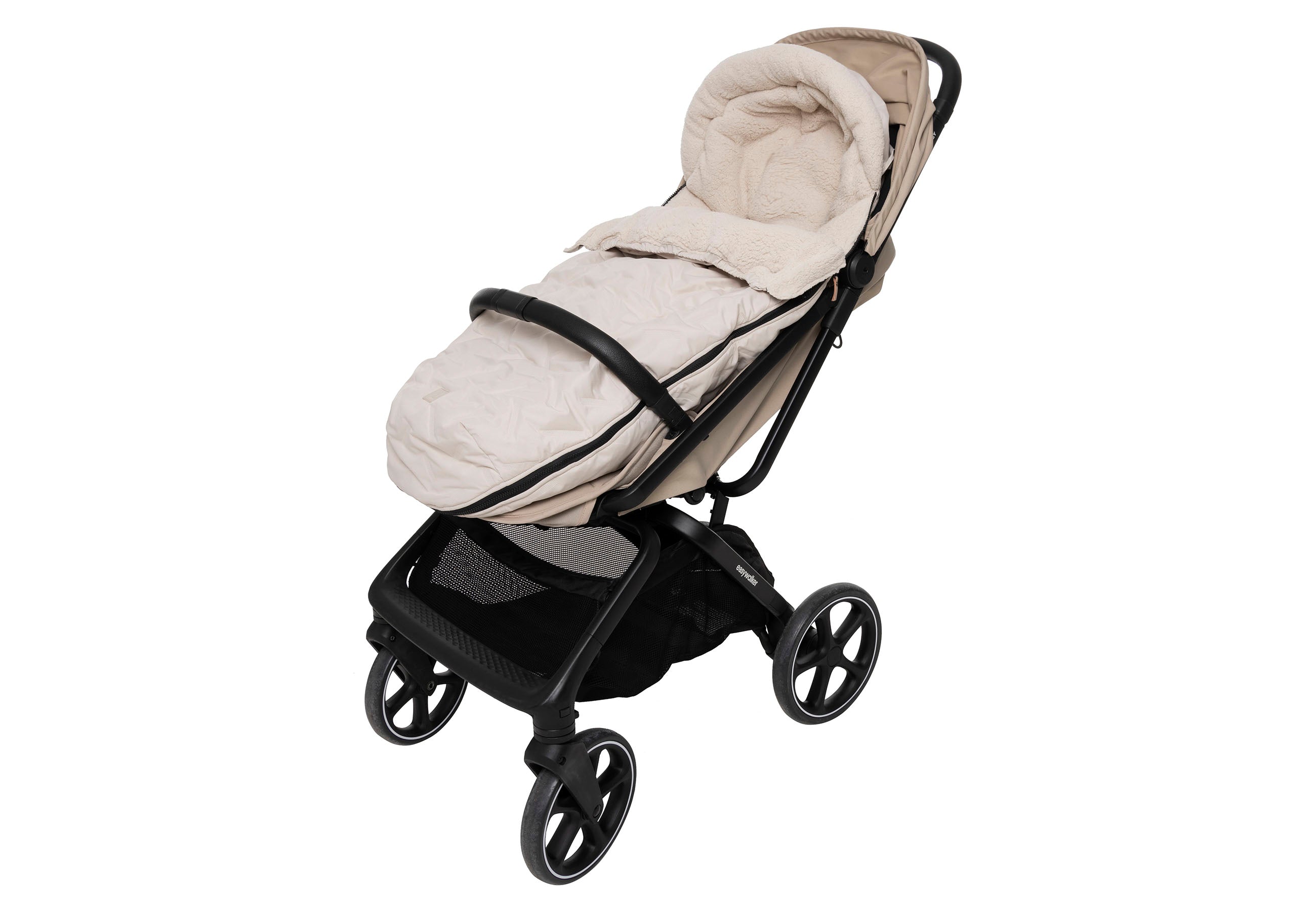 Jollein Voetenzak Buggy/Kinderwagen Embossed | Sand