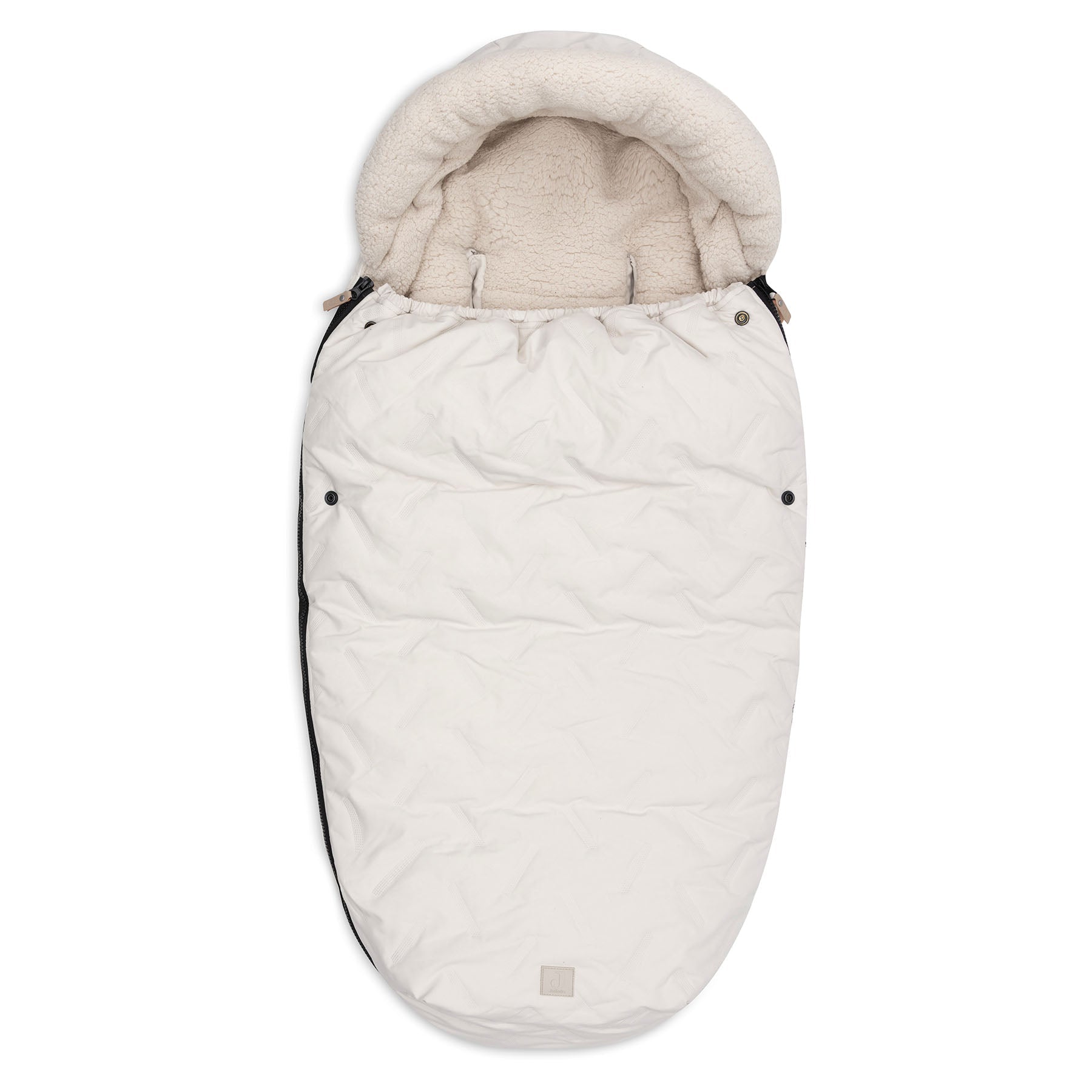 Jollein Voetenzak Buggy/Kinderwagen Embossed | Sand