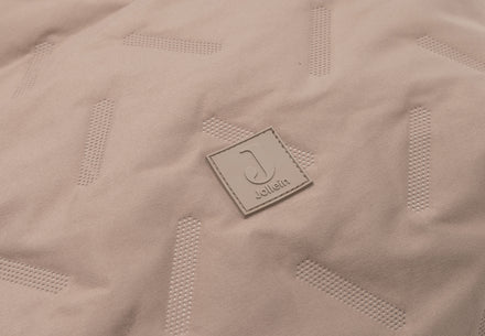 Jollein Voetenzak Buggy/Kinderwagen Embossed | Milky Coffee