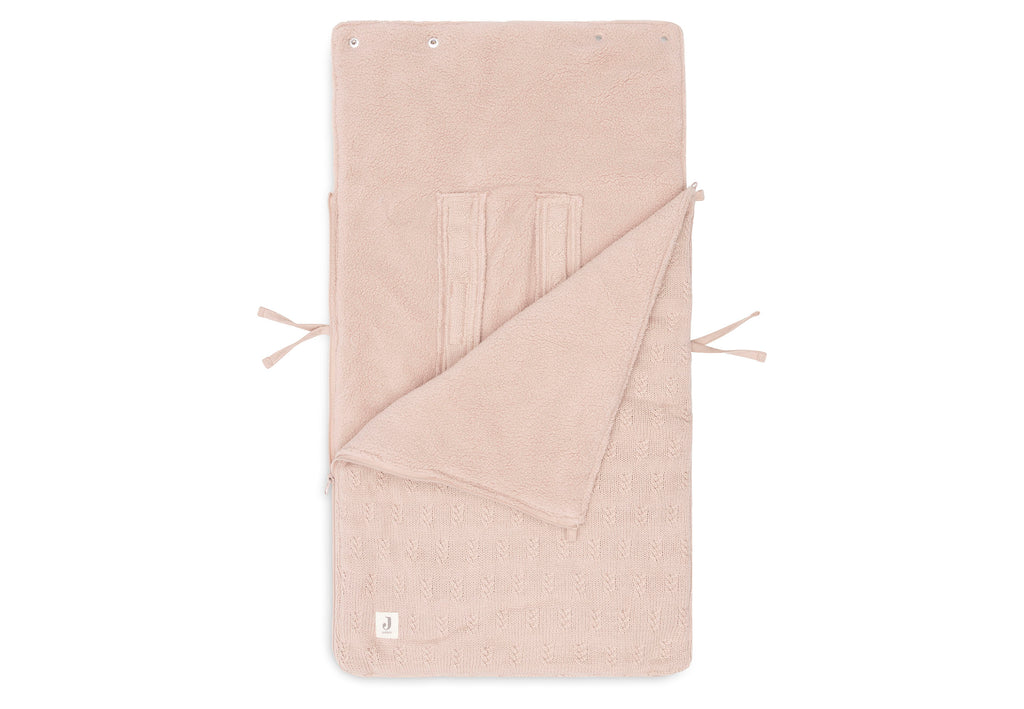 * Jollein Voetenzak Maxi Cosi 0+ 3/5 Punts | Grain Knit Wild Rose