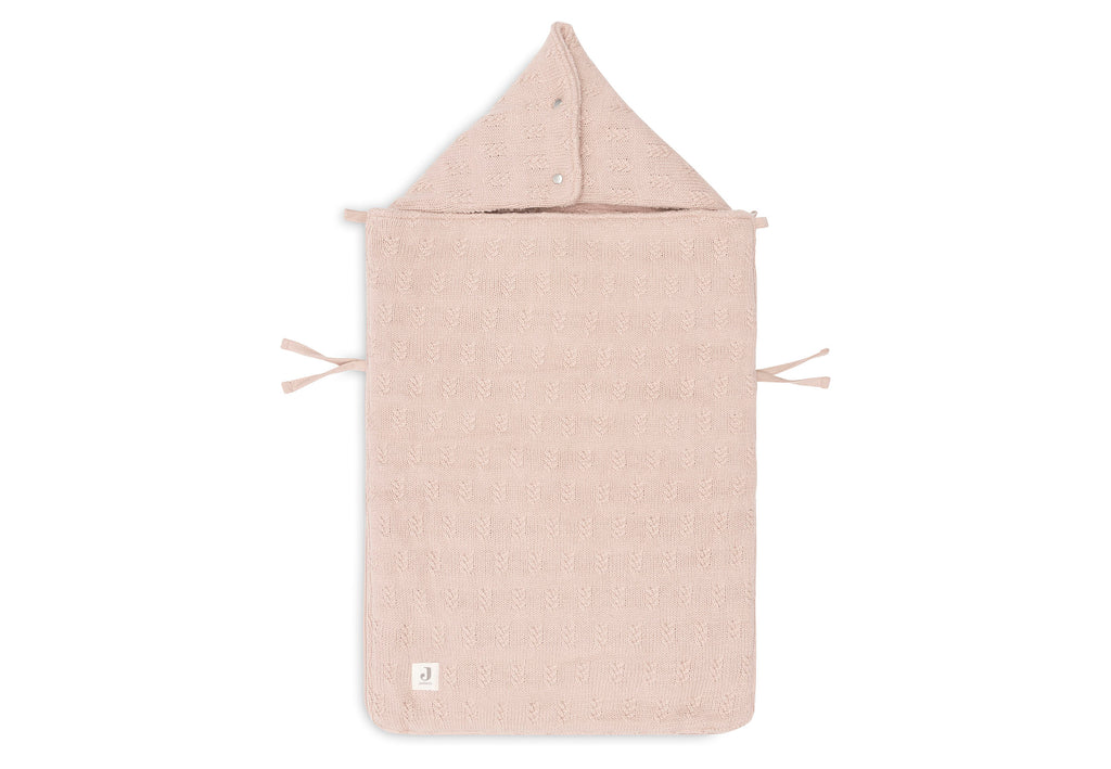 * Jollein Voetenzak Maxi Cosi 0+ 3/5 Punts | Grain Knit Wild Rose