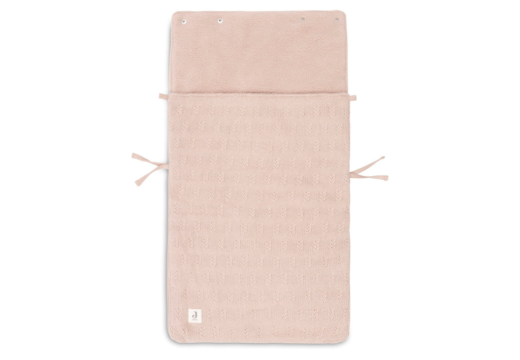 * Jollein Voetenzak Maxi Cosi 0+ 3/5 Punts | Grain Knit Wild Rose