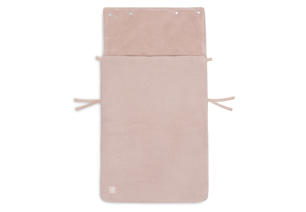 Jollein Voetenzak Groep 0+ 3/5 Punts Gordel Basic Knit | Wild Rose