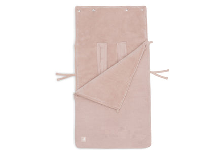 Jollein Voetenzak Groep 0+ 3/5 Punts Gordel Basic Knit | Wild Rose