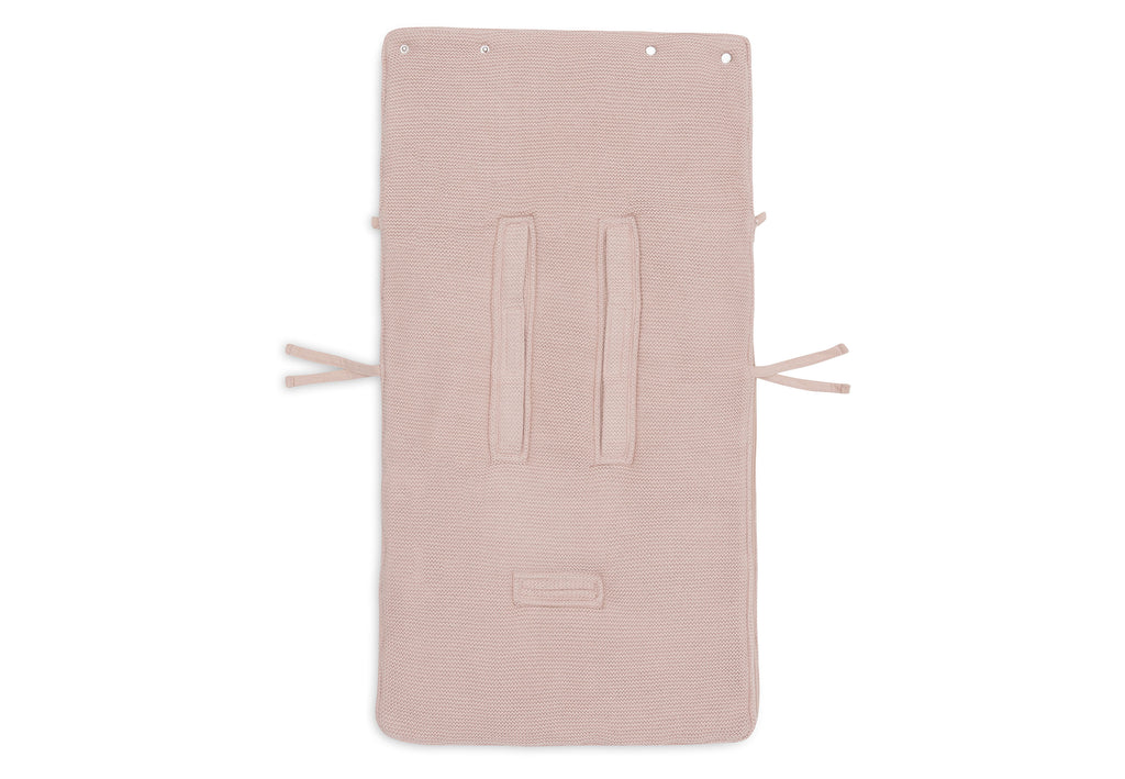 Jollein Voetenzak Groep 0+ 3/5 Punts Gordel Basic Knit | Wild Rose