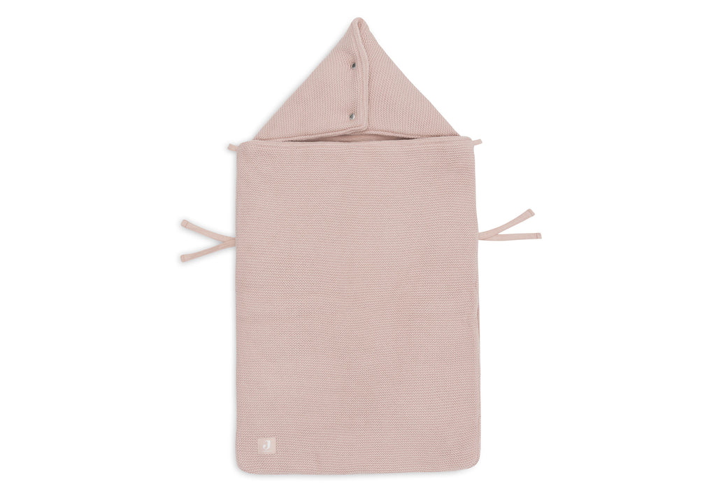 Jollein Voetenzak Groep 0+ 3/5 Punts Gordel Basic Knit | Wild Rose