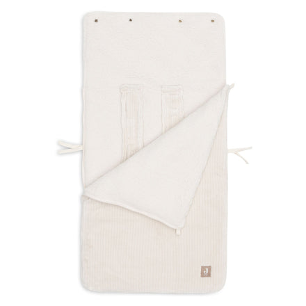 Jollein Voetenzak Groep 0+ 3/5 Punts Gordel Cloudy Rib | Oatmeal