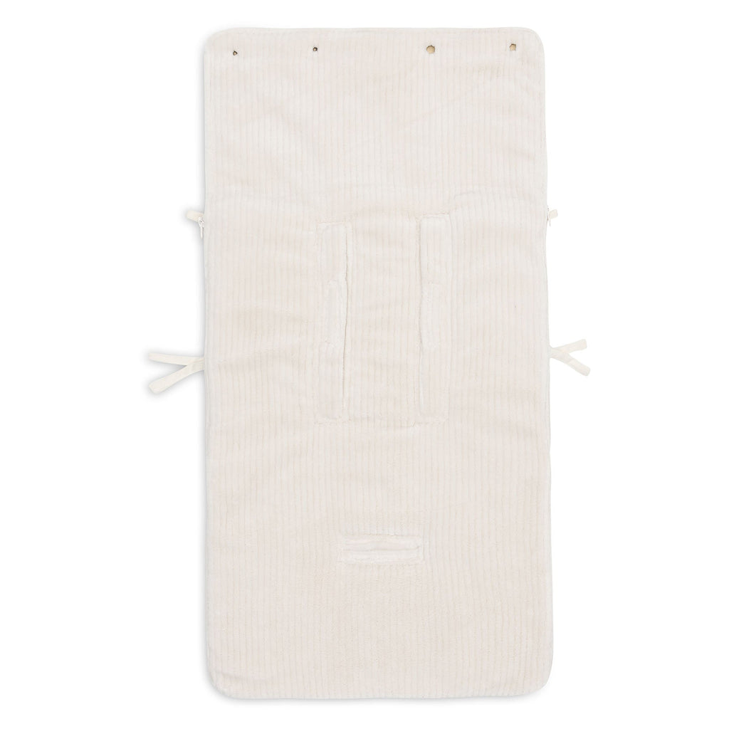 Jollein Voetenzak Groep 0+ 3/5 Punts Gordel Cloudy Rib | Oatmeal