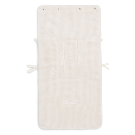 Jollein Voetenzak Groep 0+ 3/5 Punts Gordel Cloudy Rib | Oatmeal