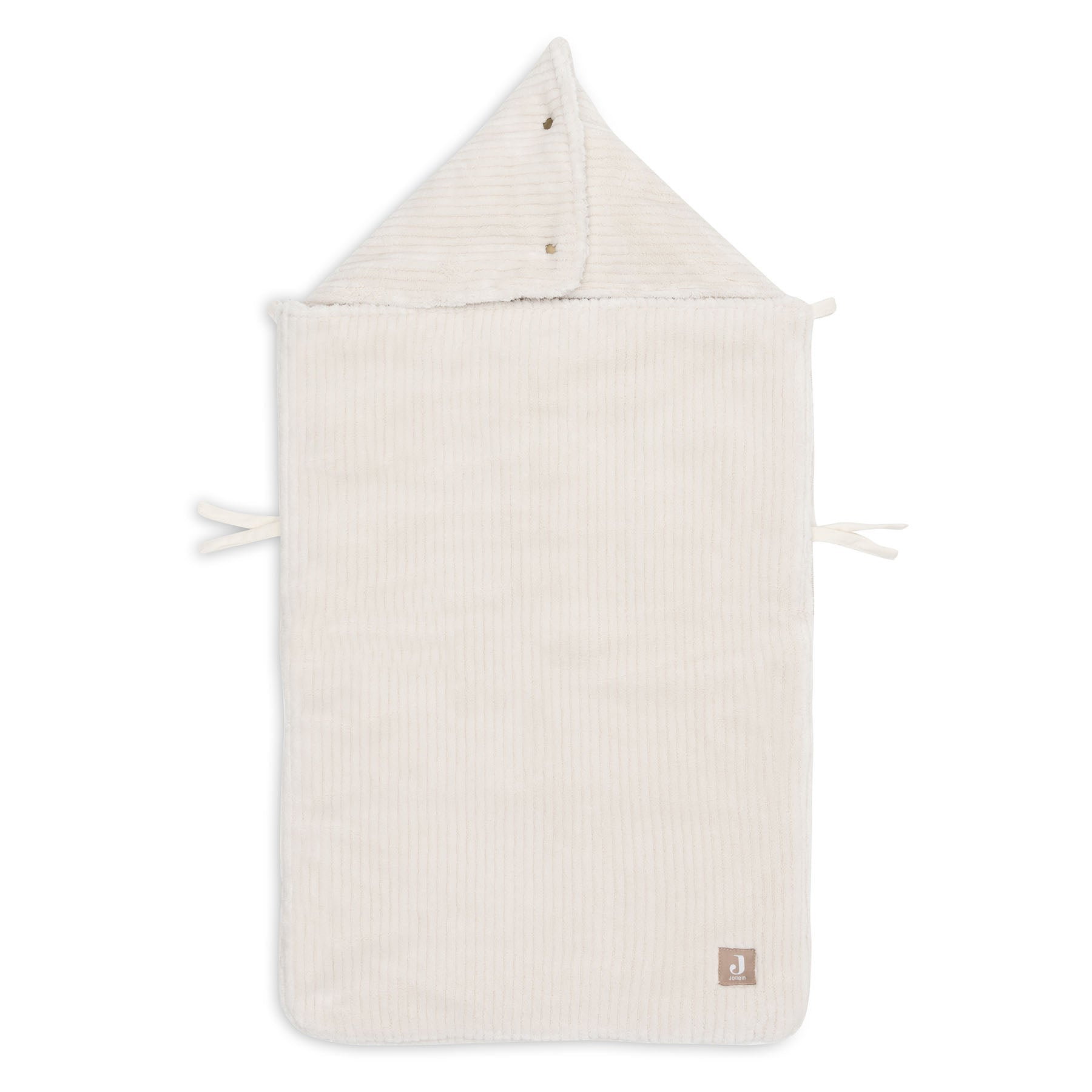 Jollein Voetenzak Groep 0+ 3/5 Punts Gordel Cloudy Rib | Oatmeal