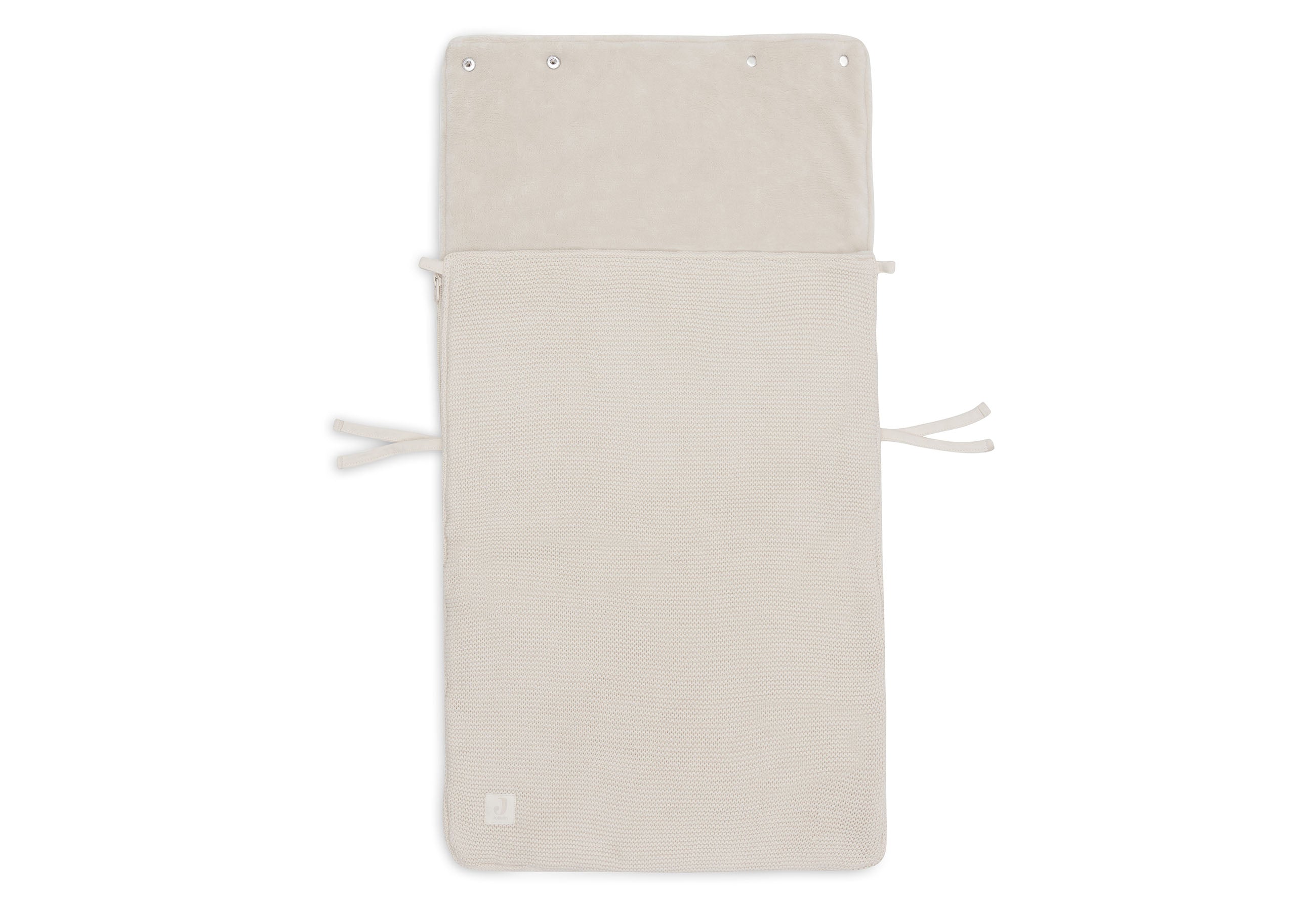 Jollein Voetenzak Groep 0+ 3/5 Punts Gordel Basic Knit | Oatmeal