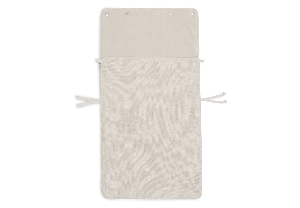 Jollein Voetenzak Groep 0+ 3/5 Punts Gordel Basic Knit | Oatmeal