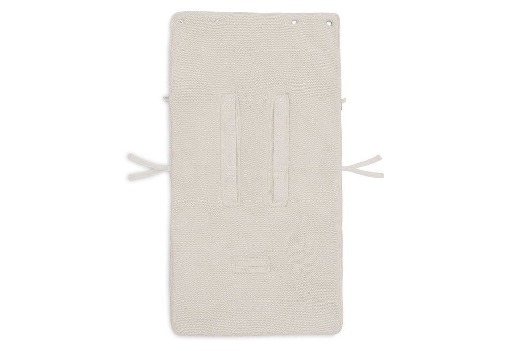 Jollein Voetenzak Groep 0+ 3/5 Punts Gordel Basic Knit | Oatmeal