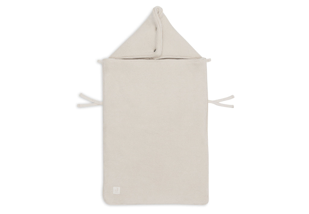 Jollein Voetenzak Groep 0+ 3/5 Punts Gordel Basic Knit | Oatmeal