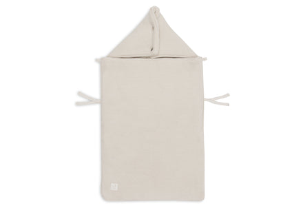 Jollein Voetenzak Groep 0+ 3/5 Punts Gordel Basic Knit | Oatmeal