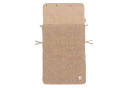 Jollein Voetenzak Groep 0+ 3/5 Punts Gordel Miffy Jacquard Teddy | Biscuit