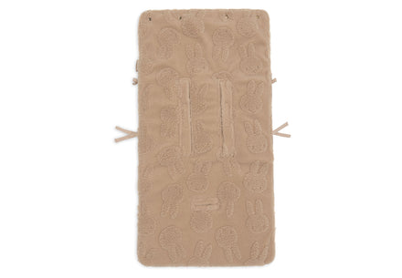 Jollein Voetenzak Groep 0+ 3/5 Punts Gordel Miffy Jacquard Teddy | Biscuit