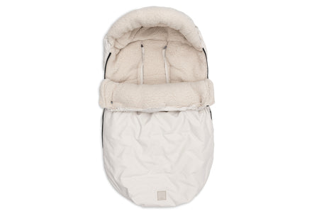 Jollein Voetenzak Groep 0+ 3/5 Punts Gordel Embossed | Sand