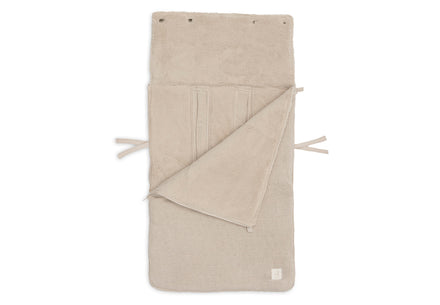 Jollein Voetenzak groep 0+ 3/5 punts gordel Sprinkle Knit | Sand
