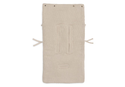 Jollein Voetenzak groep 0+ 3/5 punts gordel Sprinkle Knit | Sand