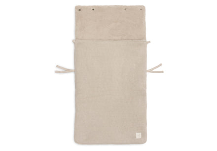 Jollein Voetenzak groep 0+ 3/5 punts gordel Sprinkle Knit | Sand
