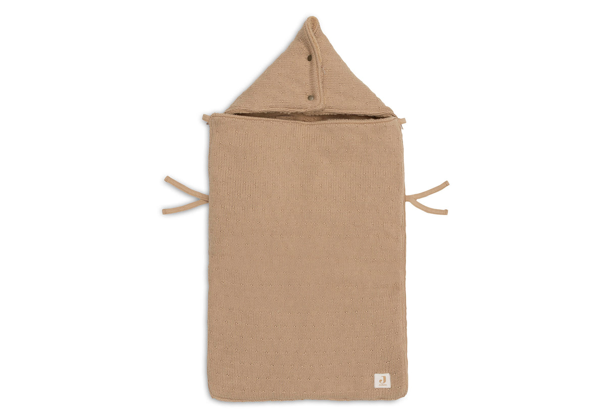 Jollein Voetenzak groep 0+ 3/5 punts gordel Sprinkle Knit | Hazel
