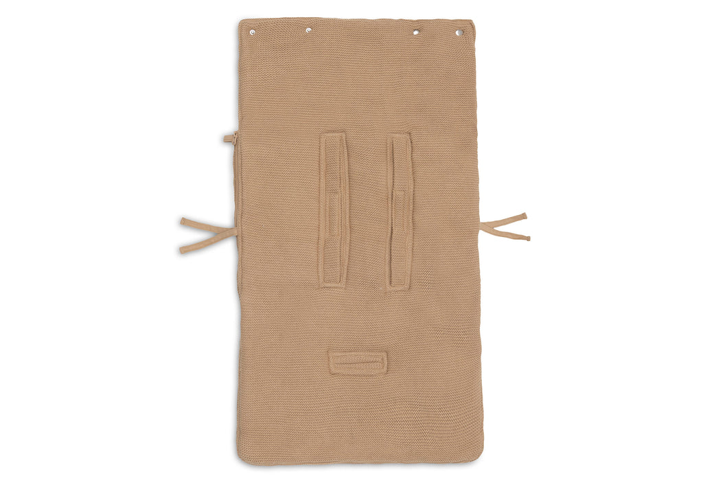 Jollein Voetenzak groep 0+ 3/5 punts gordel Basic Knit | Hazel