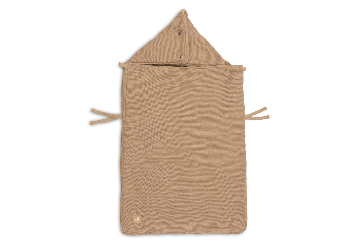 Jollein Voetenzak groep 0+ 3/5 punts gordel Basic Knit | Hazel