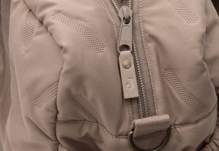 Jollein Luiertas Embossed Lily | Milky Coffee