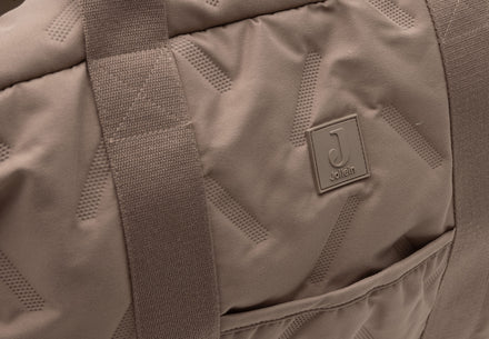 Jollein Luiertas Embossed Lily | Milky Coffee