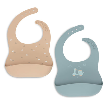 Jollein Slab Siliconen On The Go 2-Pack