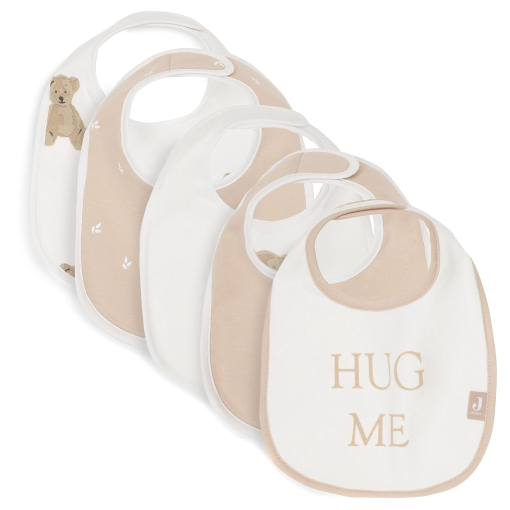 * Jollein Slab Teddy Bear/Harvest (5Pack)