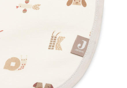 Jollein Slab Jersey Waterproof 5ST | Animal Friends