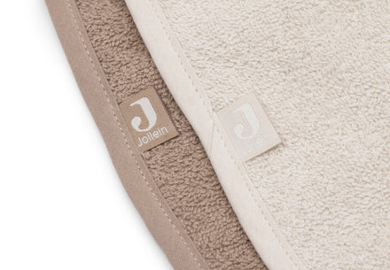 Jollein Slab Badstof | Sand/Milky Coffee (2pack)