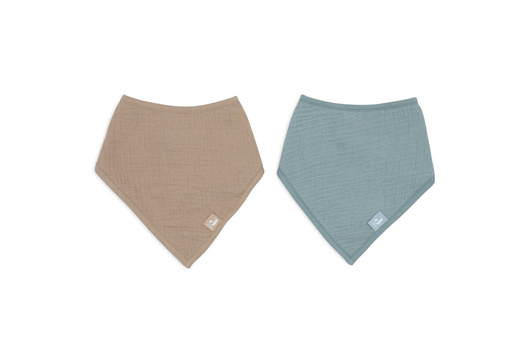 Jollein Slab Bandana Hydrofiel Sea Green/Biscuit (2Pack)