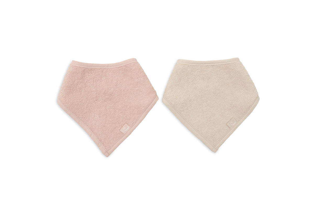 Jollein Slab Bandana | Silk Rose/Sand (2pack)
