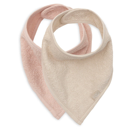 Jollein Slab Bandana | Silk Rose/Sand (2pack)