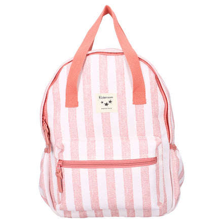 Kidzroom Kleuter Rugzak 36x27x12cm | Stripe Frenzy Pink