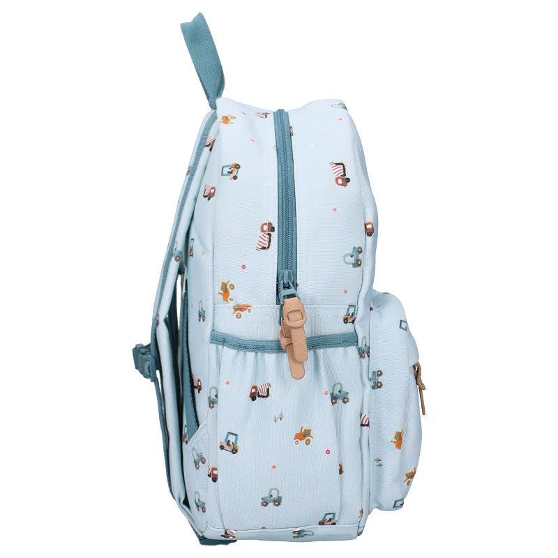 Kidzroom Kleuter Rugzak 36x27x12cm | Little Story Blauw