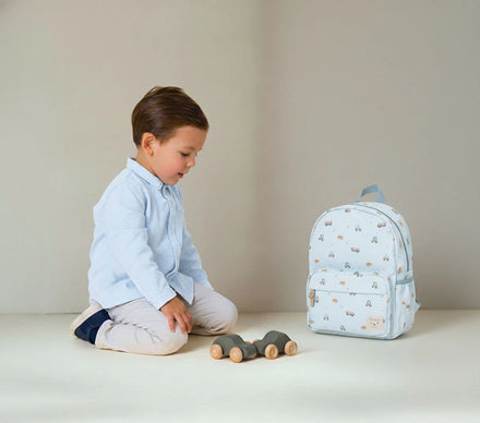 Kidzroom Kleuter Rugzak 36x27x12cm | Little Story Blauw