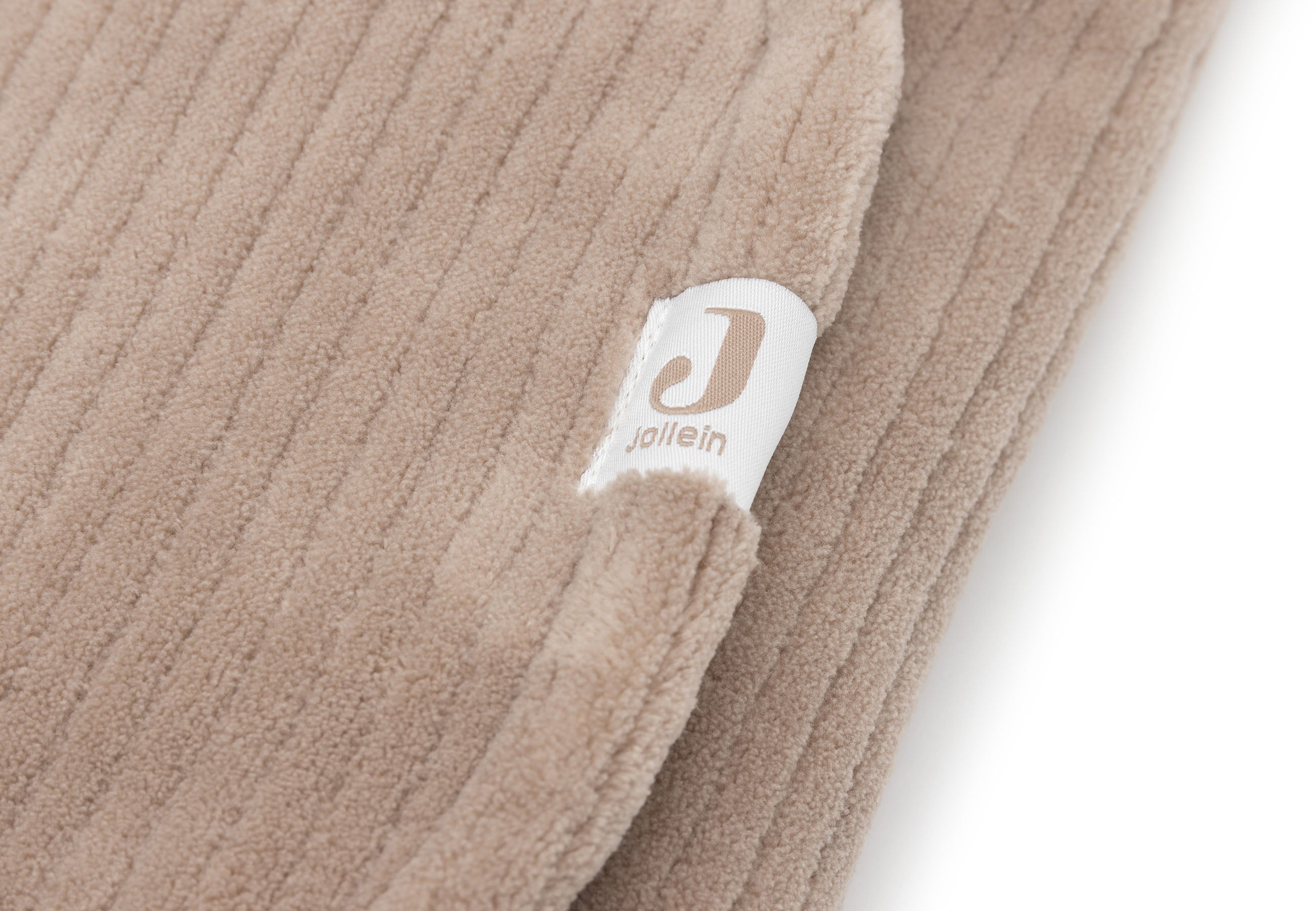 Jollein Wikkeldeken Bunny Cloudy Rib | Milky Coffee