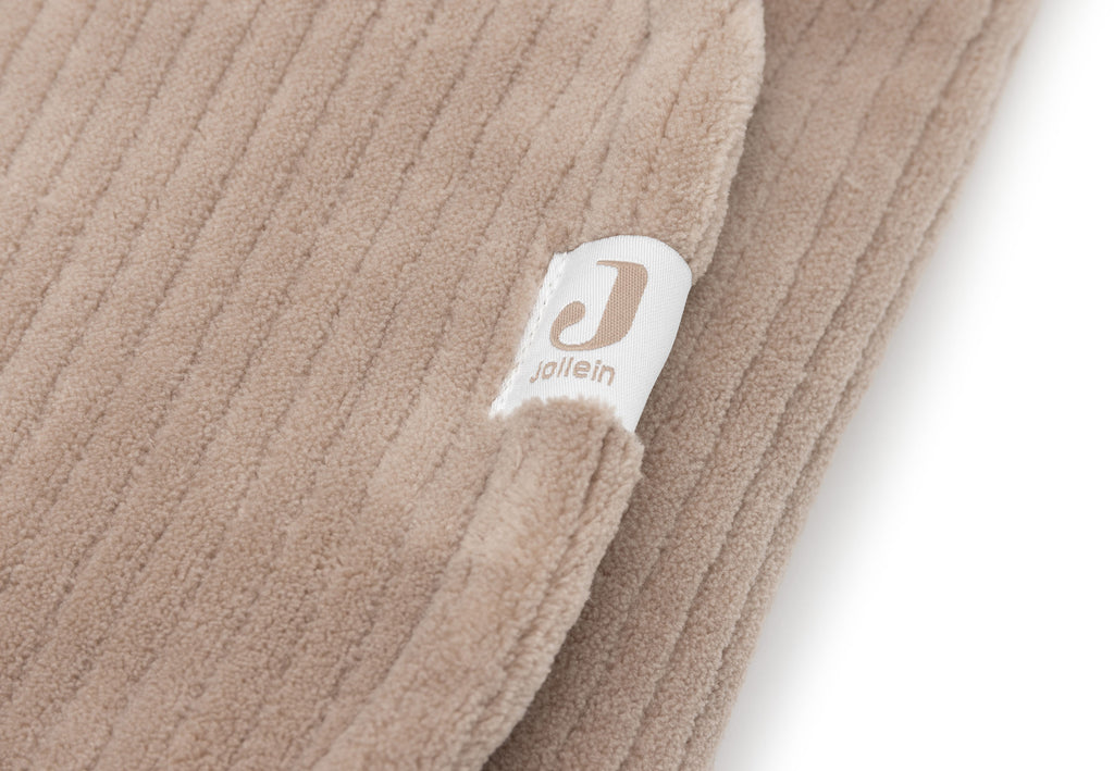 Jollein Wikkeldeken Bunny Cloudy Rib | Milky Coffee