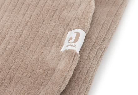 Jollein Wikkeldeken Bunny Cloudy Rib | Milky Coffee