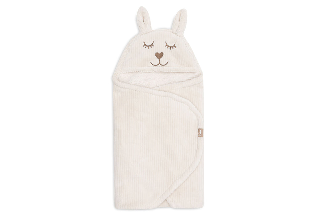 Jollein Wikkeldeken Bunny Cloudy Rib | Oatmeal