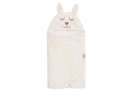 Jollein Wikkeldeken Bunny Cloudy Rib | Oatmeal
