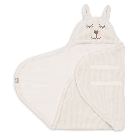 Jollein Wikkeldeken Bunny Cloudy Rib | Oatmeal